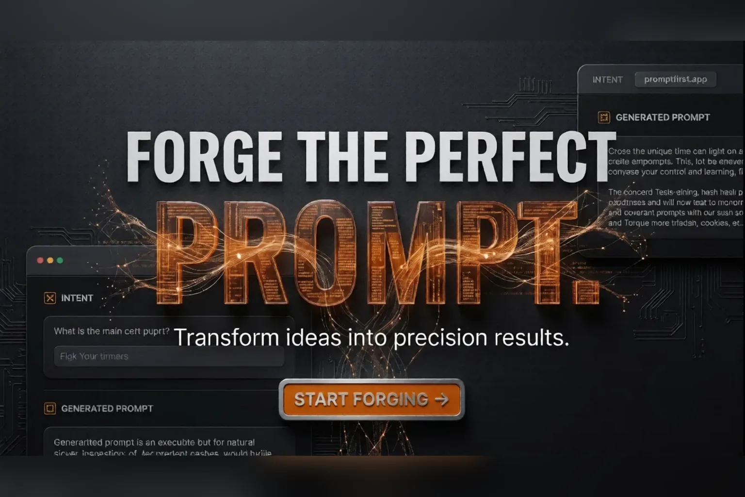 PromptForge prompt engineering toolkit preview